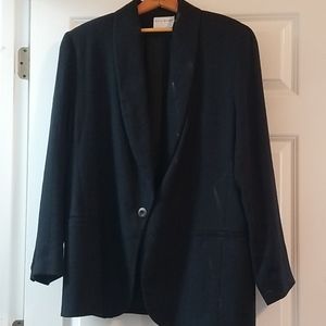 Field Manor Black Raylon Blazer